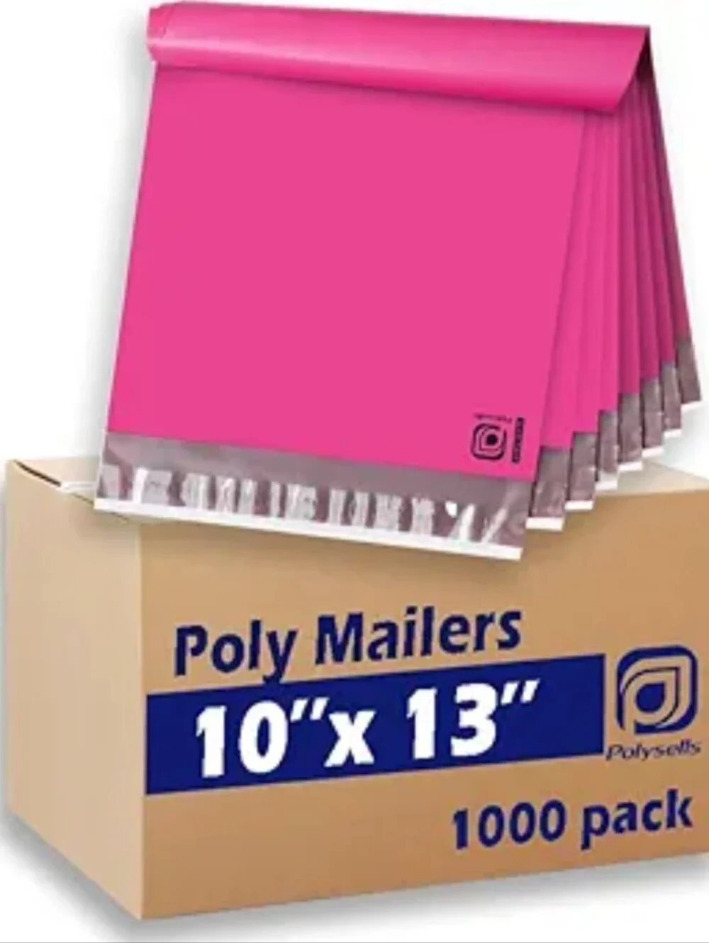 10x13 Fushia POLYMAILERS 20 Count